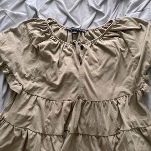 Size L going out flare top